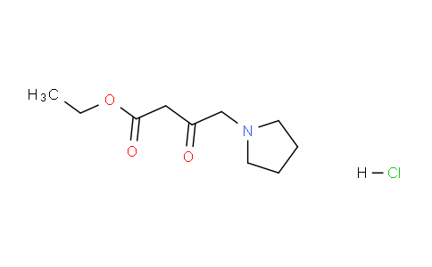 CAS No. 1228070-76-5, Ethyl 3-oxo-4-(pyrrolidin-1-yl)butanoate hydrochloride
