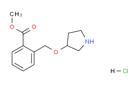 CAS No. 1219977-30-6, Methyl 2-((pyrrolidin-3-yloxy)methyl)benzoate hydrochloride