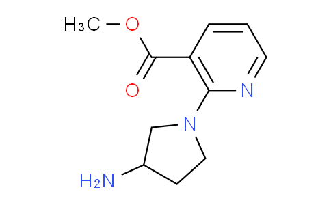 CAS No. 1251349-28-6, Methyl 2-(3-aminopyrrolidin-1-yl)nicotinate