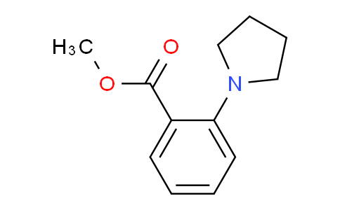 CAS No. 124005-05-6, Methyl 2-(pyrrolidin-1-yl)benzoate