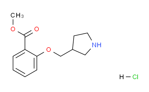 CAS No. 1219956-99-6, Methyl 2-(pyrrolidin-3-ylmethoxy)benzoate hydrochloride