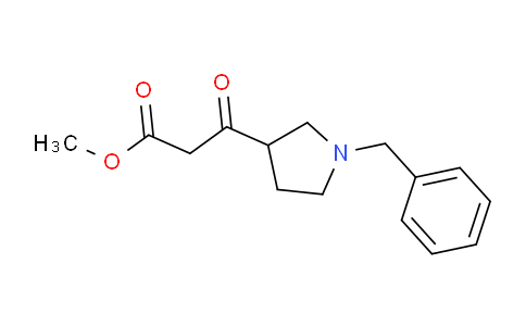 CAS No. 1229623-52-2, Methyl 3-(1-benzylpyrrolidin-3-yl)-3-oxopropanoate