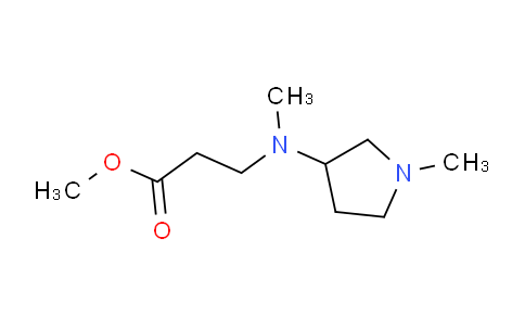 CAS No. 1119449-66-9, Methyl 3-(methyl(1-methylpyrrolidin-3-yl)amino)propanoate
