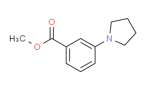 CAS No. 186086-71-5, Methyl 3-(pyrrolidin-1-yl)benzoate