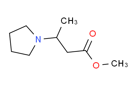 DY667984 | 33598-27-5 | Methyl 3-(pyrrolidin-1-yl)butanoate