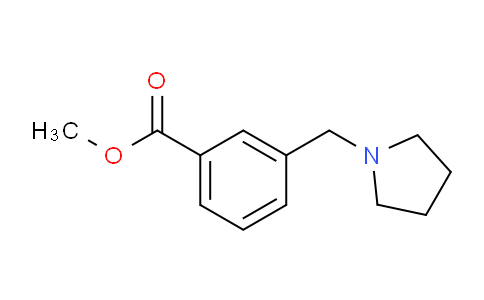 CAS No. 321198-22-5, Methyl 3-(pyrrolidin-1-ylmethyl)benzoate