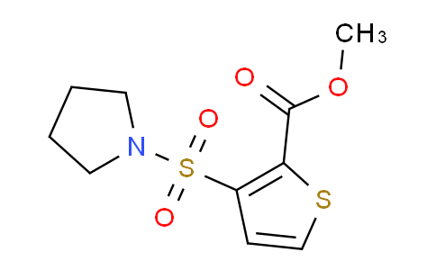 CAS No. 895261-88-8, Methyl 3-(pyrrolidin-1-ylsulfonyl)thiophene-2-carboxylate