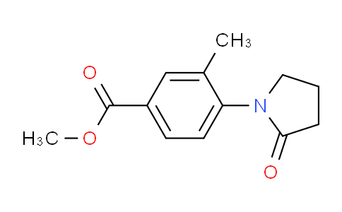 CAS No. 1260780-98-0, Methyl 3-methyl-4-(2-oxopyrrolidin-1-yl)benzoate