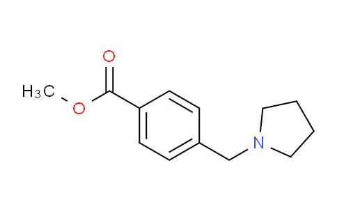 CAS No. 160598-45-8, Methyl 4-(pyrrolidin-1-ylmethyl)benzoate