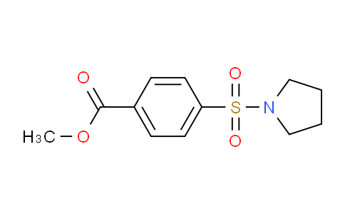 CAS No. 333787-82-9, Methyl 4-(pyrrolidin-1-ylsulfonyl)benzoate