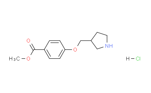 CAS No. 1220032-13-2, Methyl 4-(pyrrolidin-3-ylmethoxy)benzoate hydrochloride