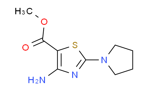 CAS No. 99967-76-7, Methyl 4-amino-2-(pyrrolidin-1-yl)thiazole-5-carboxylate