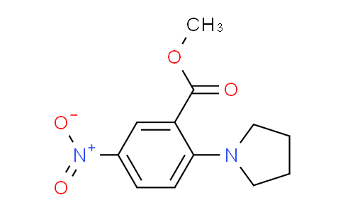 CAS No. 259269-68-6, Methyl 5-nitro-2-(pyrrolidin-1-yl)benzoate