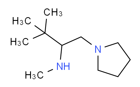 CAS No. 672310-03-1, N,3,3-Trimethyl-1-(pyrrolidin-1-yl)butan-2-amine