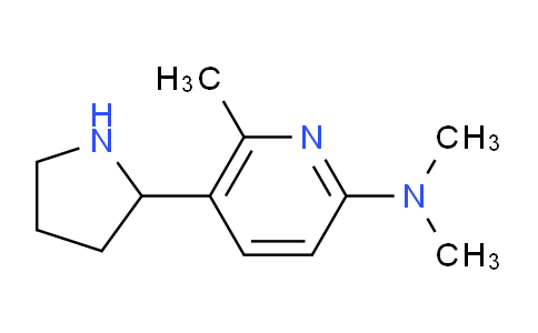 CAS No. 1352500-00-5, N,N,6-Trimethyl-5-(pyrrolidin-2-yl)pyridin-2-amine