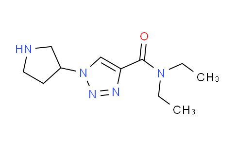 CAS No. 1707399-35-6, N,N-Diethyl-1-(pyrrolidin-3-yl)-1H-1,2,3-triazole-4-carboxamide