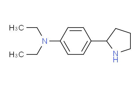 CAS No. 383127-88-6, N,N-Diethyl-4-(pyrrolidin-2-yl)aniline