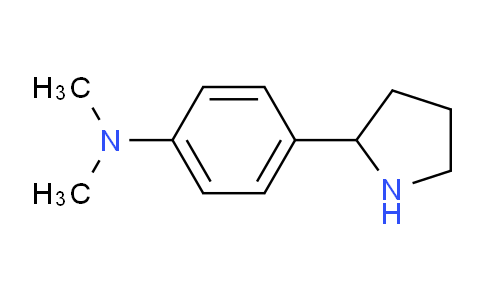 CAS No. 298690-88-7, N,N-Dimethyl-4-(pyrrolidin-2-yl)aniline