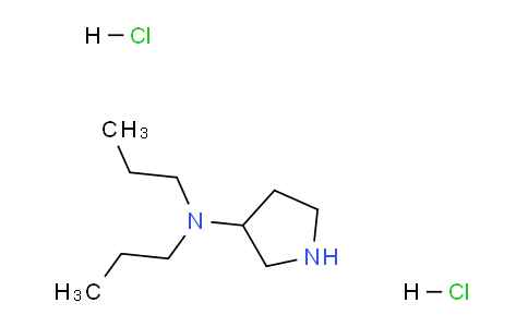 CAS No. 1220038-27-6, N,N-Dipropylpyrrolidin-3-amine dihydrochloride
