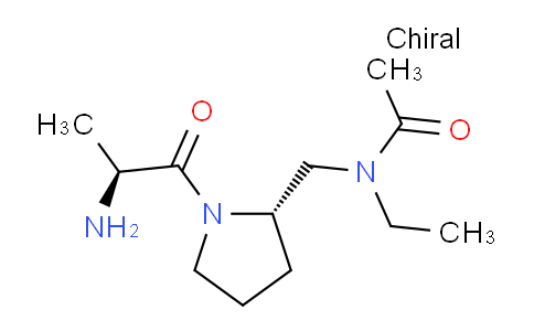 CAS No. 1401666-15-6, N-(((S)-1-((S)-2-Aminopropanoyl)pyrrolidin-2-yl)methyl)-N-ethylacetamide