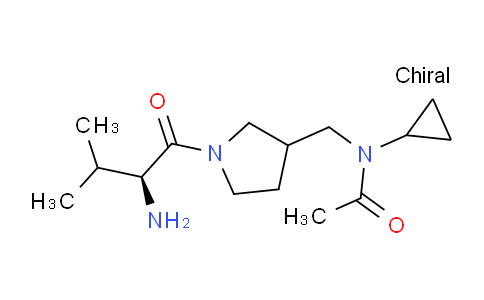 CAS No. 1354028-22-0, N-((1-((S)-2-Amino-3-methylbutanoyl)pyrrolidin-3-yl)methyl)-N-cyclopropylacetamide