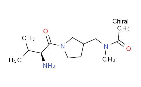 CAS No. 1354027-20-5, N-((1-((S)-2-Amino-3-methylbutanoyl)pyrrolidin-3-yl)methyl)-N-methylacetamide