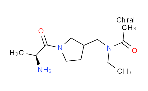 CAS No. 1354032-77-1, N-((1-((S)-2-Aminopropanoyl)pyrrolidin-3-yl)methyl)-N-ethylacetamide