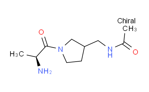 CAS No. 1354033-49-0, N-((1-((S)-2-Aminopropanoyl)pyrrolidin-3-yl)methyl)acetamide