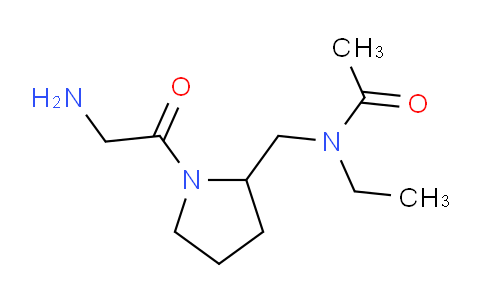 CAS No. 1353970-29-2, N-((1-(2-Aminoacetyl)pyrrolidin-2-yl)methyl)-N-ethylacetamide