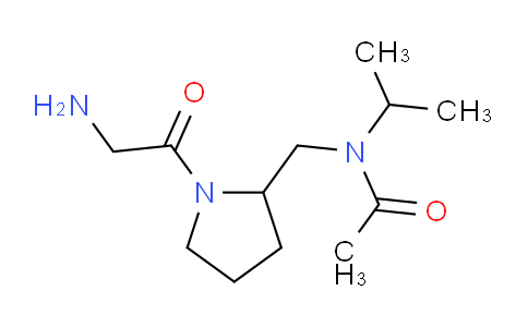 CAS No. 1353988-67-6, N-((1-(2-Aminoacetyl)pyrrolidin-2-yl)methyl)-N-isopropylacetamide