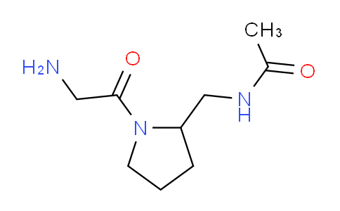 CAS No. 1353947-20-2, N-((1-(2-Aminoacetyl)pyrrolidin-2-yl)methyl)acetamide