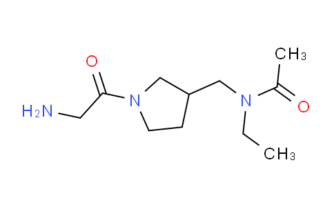 CAS No. 1353965-85-1, N-((1-(2-Aminoacetyl)pyrrolidin-3-yl)methyl)-N-ethylacetamide
