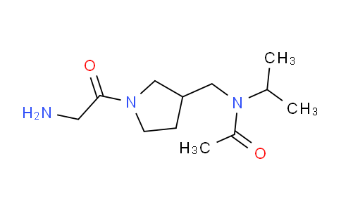 CAS No. 1353966-10-5, N-((1-(2-Aminoacetyl)pyrrolidin-3-yl)methyl)-N-isopropylacetamide