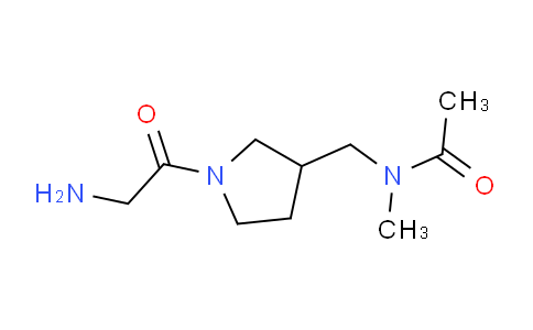CAS No. 1353946-04-9, N-((1-(2-Aminoacetyl)pyrrolidin-3-yl)methyl)-N-methylacetamide