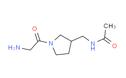 CAS No. 1353973-55-3, N-((1-(2-Aminoacetyl)pyrrolidin-3-yl)methyl)acetamide