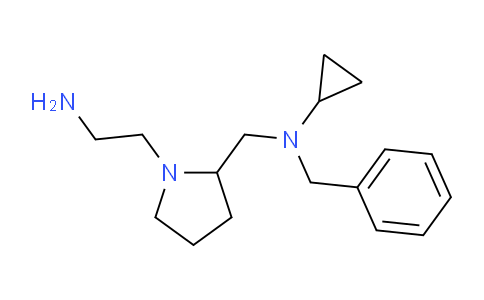 CAS No. 1353944-70-3, N-((1-(2-Aminoethyl)pyrrolidin-2-yl)methyl)-N-benzylcyclopropanamine