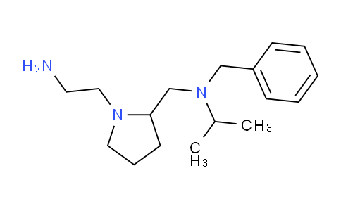 CAS No. 1353947-88-2, N-((1-(2-Aminoethyl)pyrrolidin-2-yl)methyl)-N-benzylpropan-2-amine