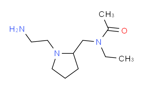 CAS No. 1353945-34-2, N-((1-(2-Aminoethyl)pyrrolidin-2-yl)methyl)-N-ethylacetamide