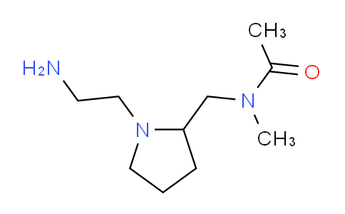 CAS No. 1353988-41-6, N-((1-(2-Aminoethyl)pyrrolidin-2-yl)methyl)-N-methylacetamide