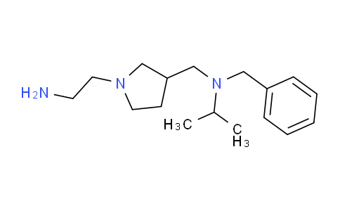 CAS No. 1353975-26-4, N-((1-(2-Aminoethyl)pyrrolidin-3-yl)methyl)-N-benzylpropan-2-amine