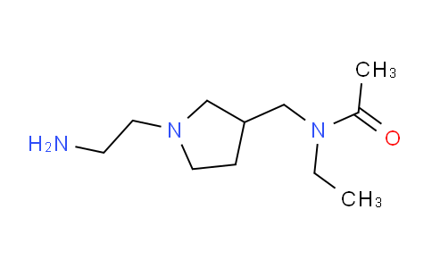 CAS No. 1353975-47-9, N-((1-(2-Aminoethyl)pyrrolidin-3-yl)methyl)-N-ethylacetamide