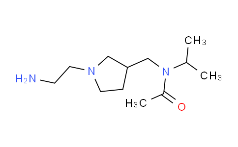 CAS No. 1353988-63-2, N-((1-(2-Aminoethyl)pyrrolidin-3-yl)methyl)-N-isopropylacetamide