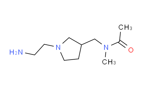 CAS No. 1353968-25-8, N-((1-(2-Aminoethyl)pyrrolidin-3-yl)methyl)-N-methylacetamide