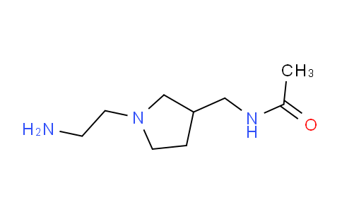 CAS No. 1353985-08-6, N-((1-(2-Aminoethyl)pyrrolidin-3-yl)methyl)acetamide