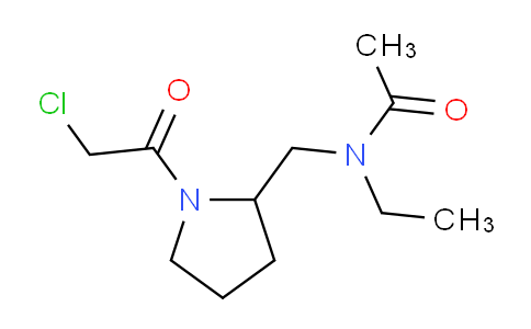CAS No. 1353978-48-9, N-((1-(2-Chloroacetyl)pyrrolidin-2-yl)methyl)-N-ethylacetamide