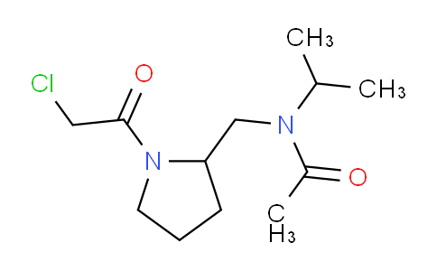 CAS No. 1353968-63-4, N-((1-(2-Chloroacetyl)pyrrolidin-2-yl)methyl)-N-isopropylacetamide
