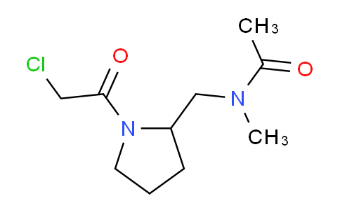 CAS No. 1353977-37-3, N-((1-(2-Chloroacetyl)pyrrolidin-2-yl)methyl)-N-methylacetamide