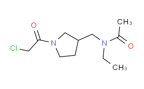 CAS No. 1353952-22-3, N-((1-(2-Chloroacetyl)pyrrolidin-3-yl)methyl)-N-ethylacetamide