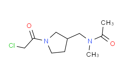 CAS No. 1353976-56-3, N-((1-(2-Chloroacetyl)pyrrolidin-3-yl)methyl)-N-methylacetamide