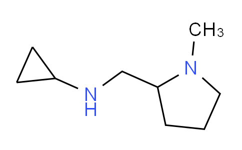 CAS No. 1251216-33-7, N-((1-Methylpyrrolidin-2-yl)methyl)cyclopropanamine